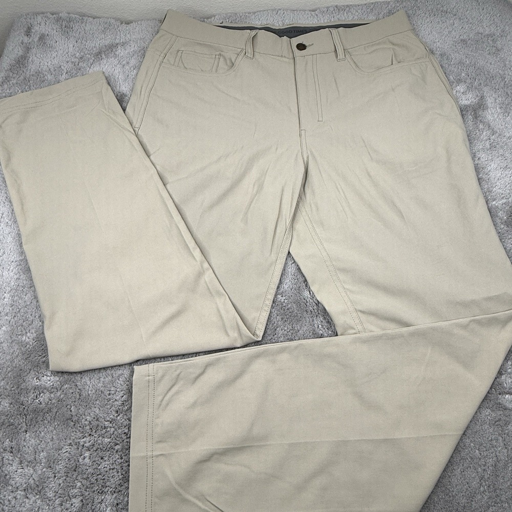Marsh Wear Pursuit Of Good Times Pants Mens 34x30 Khaki Stretch Performance